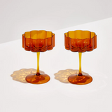 Fazeek Wave Coupe - Set of 2 | Amber