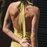 Soleil Soleil | Paloma Dress Citrine Silk